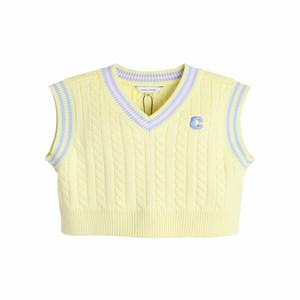 [컬리수]아이돌스쿨크롭니트베스트(C251VE201P)