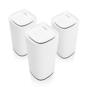 Linksys Pro WiFi 6E 메시 라우터 - 6GHz, 5.4Gbps 속도, 9000평방피트 커버리지, 200개 이상의 장치가 포함된 인지 3팩