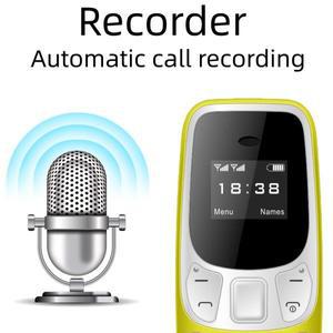 서보 소형 휴대 휴대폰 블루투스 다이얼러 매직 음성 낮은 방사선 녹음 2/3 SIM GSM  잠금 해제 미니 소형