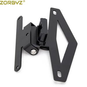 ZORBYZ-바이크 오토바이 블랙 메탈 후방카메라 테일 라이트 마운트 LED 번호판 브래킷 홀더  Benelli Leonc