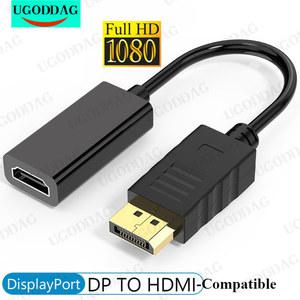 디스플레이 포트 HDMI 호환 어댑터 DP HD 케이블 DP HDTV 변환기 1080P 비디오 오디오 PC 노트북용