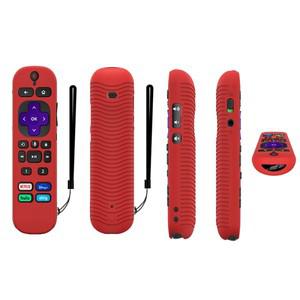 휴대용 실리콘 보호 보관 가방, 2021 TCL Roku Voice Pro 리모컨 케이스, TV 충격 방지 방진 컨트롤 커버