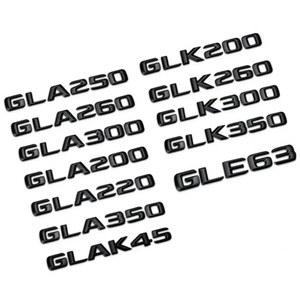 호환 로고 3D 엠블럼 트렁크 문자 메르세데스 GLK 220 GLA 45 X204 300 260 스티커 200 X156 자동차