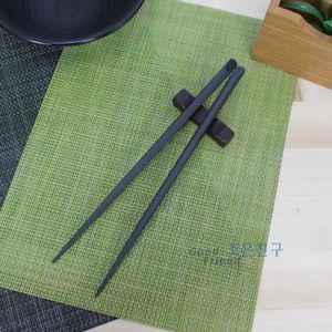 멜라민 웰빙티크빗금저분 22.8cm(10모)젓가락 수저 가정용 업소용 심플