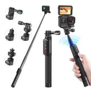 원격 제어 셀카 스틱 Insta360 X3/X4/Ace Pro/ONE R/RS 용 범용 10M 확장 Hero 시리즈/휴대 전화
