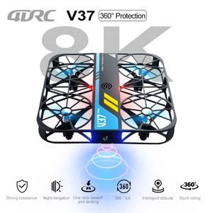 V37 미니 소형 카메라 포켓 RC 비행기 4G FPV 와이파이 리모컨 헬리콥터 4K 드론 쿼드콥터 HD