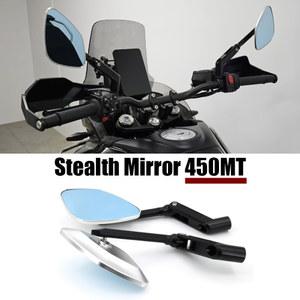 오토바이 바이크 보조 백미러 사이드 미러 CFMOTO 450MT 액세서리 조정 가능한 스텔스 450 MT 스포츠 윙렛 키트