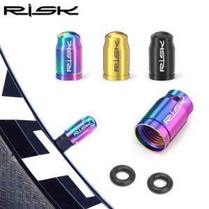 자전거 밸브 캡 튜브 뚜껑 마개 RISK 티타늄 튜브리스 프레스타 슈레이더 깍지 코어 MTB 프렌치 아메리칸 방진