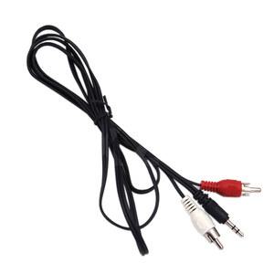 영상선 3.5mm 잭 AUX 옥스 2 RCA 오디오 비디오 케이블 스테레오 Y 분배기 AV 어댑터 PC DVD TV VCR 스피커 카메라 용 2RCA 코드 와이어
