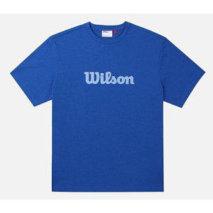 [윌슨] 퓨어드라이 로고 티셔츠 UNI B1 W251003NTS31 BLU DGN LYE NVY WHT