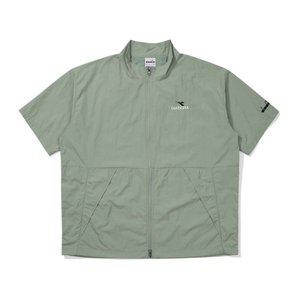 [디아도라] 컴피 반팔 풀집업 자켓 KHAKI D5221LWT52-KAL