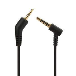 Bose QuietComfort 3 QC3 헤드폰 용 교체 스테레오 오디오 케이블 코드 비행 어댑터 금도금 잭