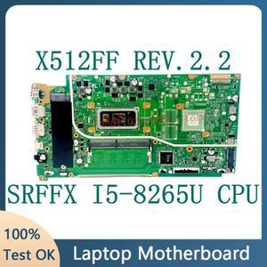 Asus VivoBook X512FF 노트북 마더보드용 REV.2.2, SRFFX I5-8265U CPU 4G DDR4 100%, 60NB0KR0-MB3001