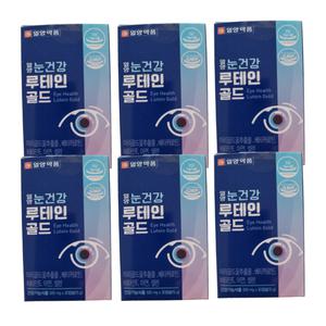 일양약품 눈건강 루테인 골드 30정 6개
