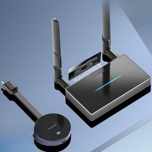 4K HDMI 송수신기 미러링 스마트폰 동글이 리피터 리시버 노트북