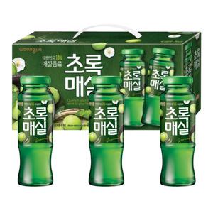 초록매실 유리병 180ml  x12병 24병 36병 48병 