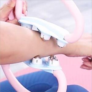 스파알포터블종아리마사지기 발목마사지기 맛사지크림 다리마사지롤러 (핑크)