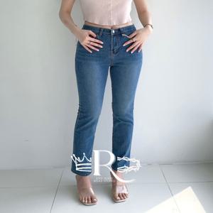 여름 쿨스판 슬림 일자 날씬핏 기본 데님 꾸안꾸 여리 청바지 3col 진청 연청 그레이 S~XL