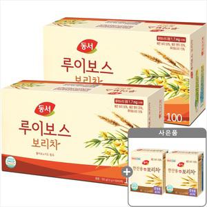 2세트구매시1000원DC:동서루이보스보리차100Tx2개+한잔용보리차8T