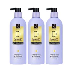 엘라스틴 10배강화 10X 컨디셔너 680ml 데미지윤기케어, 3개