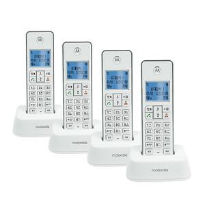 모토로라 무선전화기 본품 IT.5.1XA 3+1 화이트/발신자표시/한글메뉴/스피커폰/벨소리무음기능/수신번호음