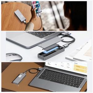 ORICO 40Gbps 고속 SSD 외부 케이스 M.2 NVMe 인클로저 Thunderbolt 3/4 USB4 3.0 HD 유형 C 드라이브 디스
