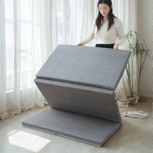 국산 신상 친환경공법 LM솜 단단한 접이식 3단 매트리스/꿀잠 마블 토퍼 바닥 침대 슈퍼싱글 SS