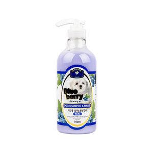 뉴벨버드 블루베리 샴푸린스 750ml(백모견용)/백모용