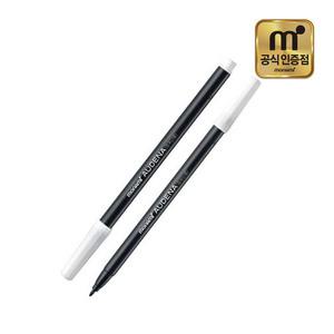 모나미 어데나 수성 마킹펜 블랙 낱개 컴퓨터사인펜
