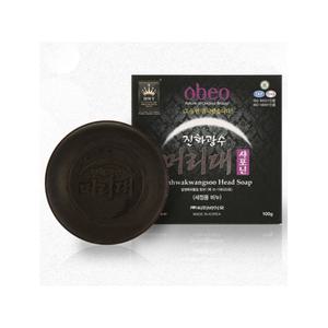 오베오 진화광수 수제 천연비누 머리대비누 1개 머리감는 머리건강 두피건강