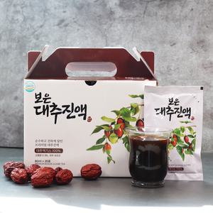 보은 대추진액 대추즙 80ml x 20포 엑기스 100%
