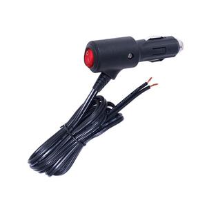 시거잭 스위치 케이블 10A 수컷 시거소켓 12V 24V DIY 차량용 자동차 차량 전선