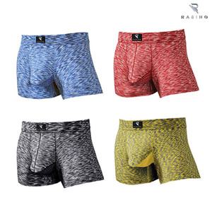 [라시노] 4D 자동분리 기능성 남성 건강팬티 4종세트 PLBM-1808
