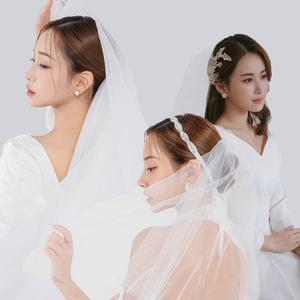 [릴리드레스] 셀프웨딩 면사포 헤어 베일 16종