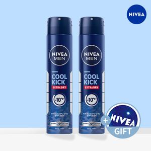 니베아 데오드란트 스프레이 맨 쿨킥 200ml X 2 + 니베아 비치볼