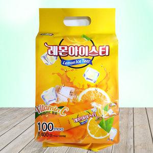 이레 레몬 아이스티 100T/에이드 홍차 스틱 복숭아