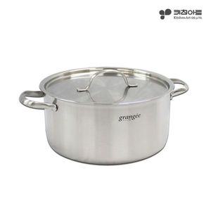 [키친아트] 그랑제 통3중 인덕션가능 스텐레스 양수냄비 24cm[32434938]