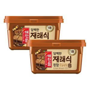 해찬들 재래식된장 2.3kg X 2개
