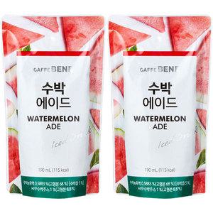 카페베네 수박에이드 190ml x 50팩