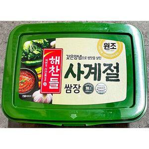 해찬들 사계절쌈장 3kg X4개 가정 업소 식당 업소용 양념쌈장