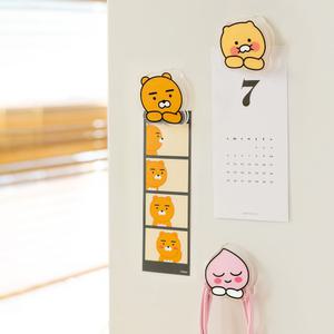 카카오프렌즈 아크릴 마그넷 집게 / 라이언 어피치 춘식이 / 냉장고자석 마그넷클립 자석집게클립