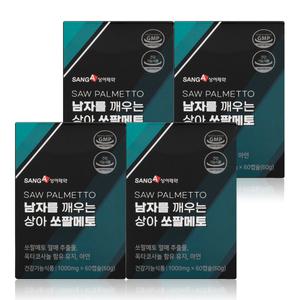 남자를 깨우는 상아 쏘팔메토 (1000mg x 60캡슐) x 4개