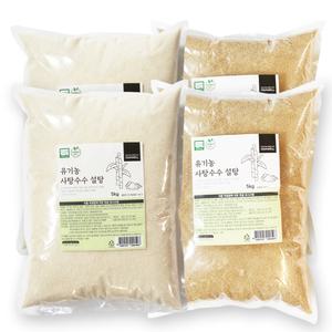 유기농원당 사탕수수 (비정제) 갈색/밝은색 설탕 10kg/20kg