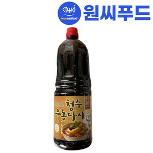 원씨푸드 청수식품 우동다시 소스 1.8L 우동액상 업소용 국물 원액 대용량 스프