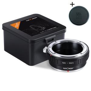 K&F NIK-M43 렌즈 변환링 어댑터 _ 니콘 AI 렌즈 - M43 바디 / 뒤캡포함 _ Nikon AI glass on M4/3 adapter + cap