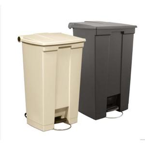 러버메이드휴지통 이동식 페달 휴지통 87L (6146 베이지 / 2089821 BLACK)