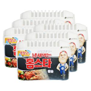 엘지 냄새먹는 홈스타 냉장고용 탈취제 참숯 420g 6개 냉장고 냄새제거 탈취