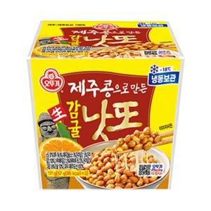 오뚜기 제주콩으로 만든 생감귤낫또 171g 8개 일본음식 밥도둑 반찬 간편식 건강식 1세트