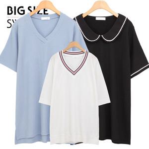 여름신상 66~120 빅사이즈 롱 티셔츠 원피스 여성 빅사이즈 여성티셔츠 모음