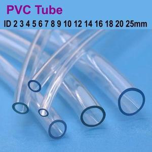 투명 PVC 정원 급수 호스 소프트 튜브 플라스틱 파이프 워터 펌프 2 3 4 5 6 8 10 25mm 1m 5m